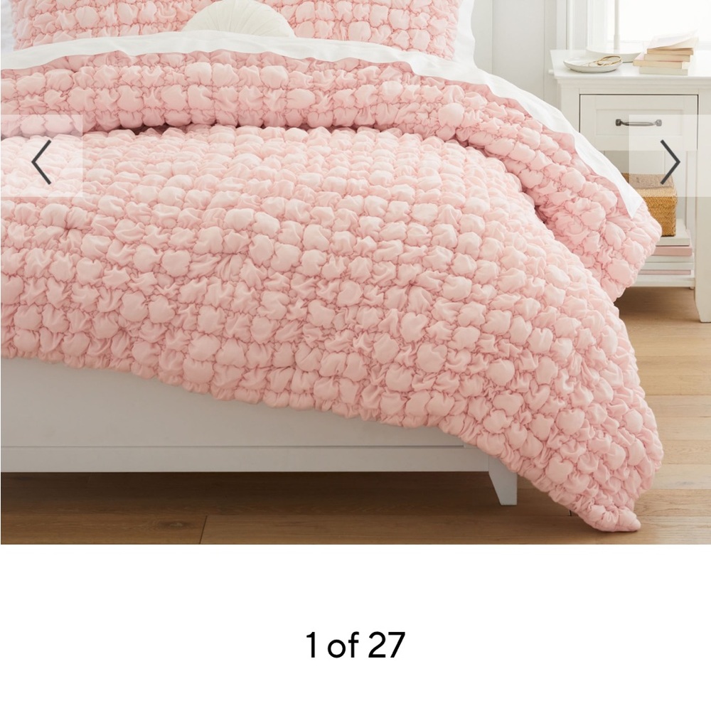 Pottery Barn Teen Vintage Rose Marshmallow Comforter